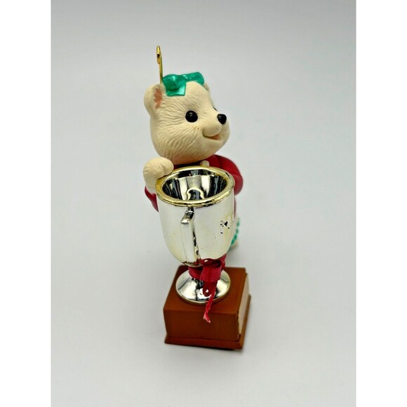 VINTAGE 1994 Hallmark Keepsake Ornament- Most Outstanding Mom/Mother- Teddy Bear - Picture 8 of 12